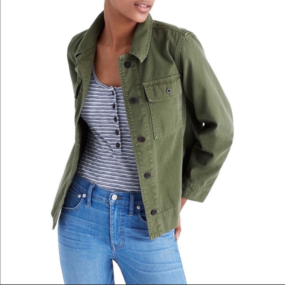 Madewell Army Green Northward Jacket